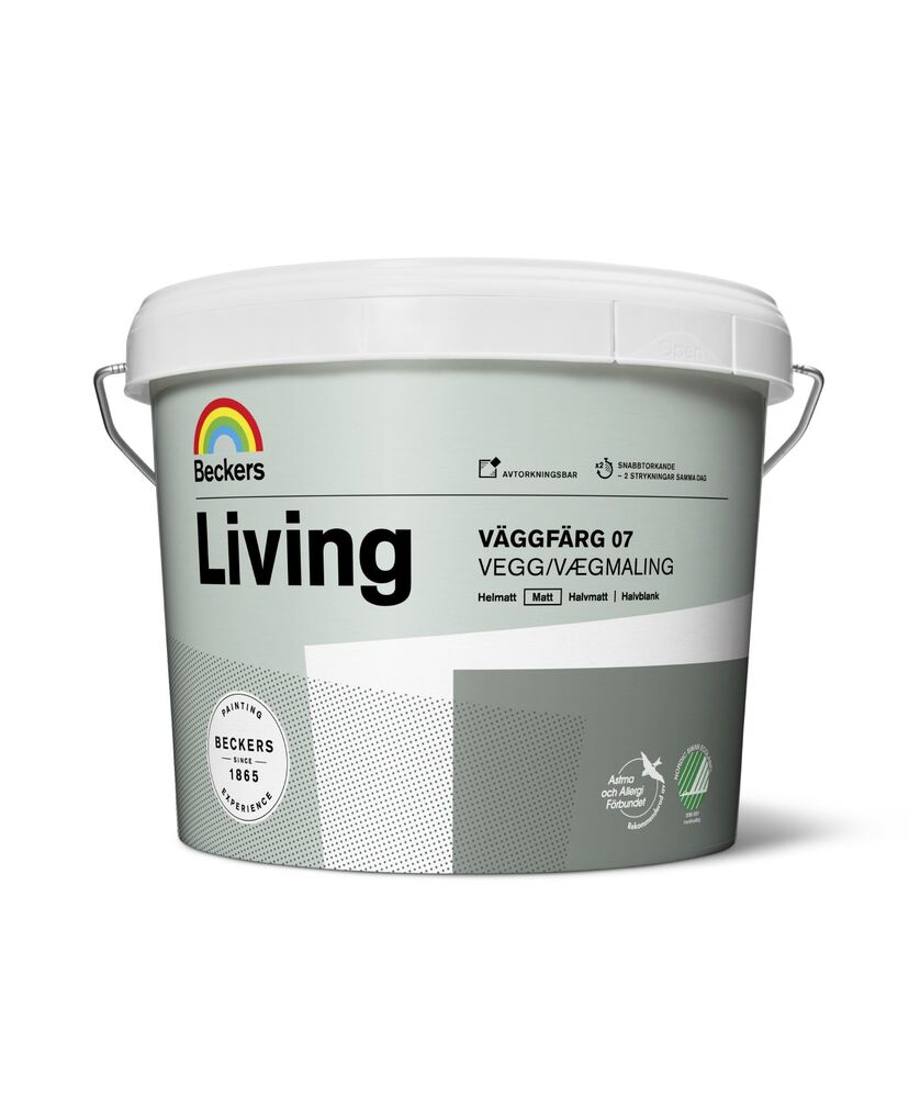 VÄGGFÄRG LIVING 7 VIT